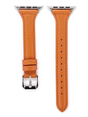 ZORE ​​​watch 40MM Uyumlu Krd-28 Deri Kordon - KAHVERENGI-8682314072052-OTNV46363