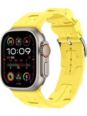 ZORE Watch Ultra 49MM Krd-92 Uyumlu Kordon - SARI-8680436728048-OTNV96916