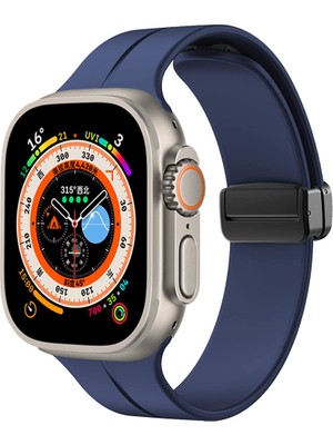 ZORE Watch Ultra 49MM Uyumlu Krd-84 Uyumlu Kordon - LACIVERT-8680436677698-OTNV87435