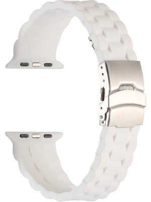 ZORE Watch Ultra 49MM Kordon Krd-72 Uyumlu Strap Kayış - BEYAZ-8680436624050-OTNV79578