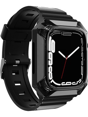 ZORE Watch 40MM Uyumlu Krd-88 Sert Pc Kasa Koruyuculu Uyumlu Kordon - SIYAH-8680436700693-OTNV89952