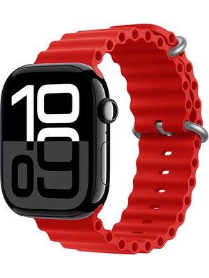 ZORE Watch 10 42MM Uyumlu Krd-75 Silikon KORDON-KIRMIZI-8680436638989-OTNV112247