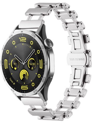 ZORE Huawei Gt2 46MM Uyumlu - Krd-96 22MM Metal KORDON-GÜMÜŞ-8680436751541-OTNV99049