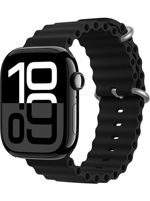 ZORE Watch 10 42MM Uyumlu Krd-75 Silikon KORDON-SIYAH-8680436638958-OTNV112239