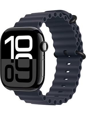 ZORE Watch 10 42MM Uyumlu Krd-75 Silikon Kordon-Mat LACIVERT-8680436818992-OTNV112249