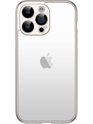 Apple iPhone 15 Pro Uyumlu Zore Kamera Korumalı Bontez BUMPER-TITANYUM-8680436741030-TA95820-OTNV