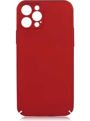 ZORE Apple iPhone 12 Pro Uyumlu Zore Kapp KAPAK-KIRMIZI-8682314116534-TA54368-OTNV