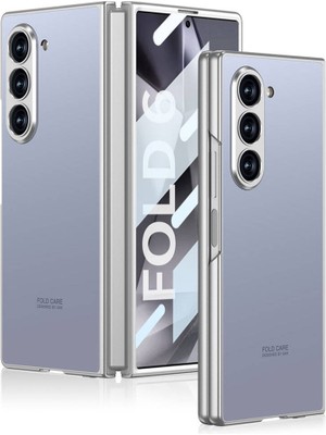 ZORE Galaxy Z Fold 6 Kılıf Titanyum Metal Tasarımlı Zore Kıpta Caz KAPAK-MAVI-8680436798607-OTNV107880