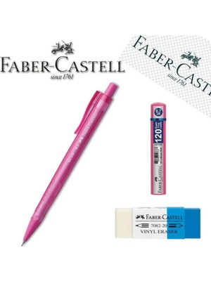 Faber-Castell Econ (0.7 Mm) Şeffaf Versatil (Uçlu Kalem) Silgi ve Uç Hediyeli