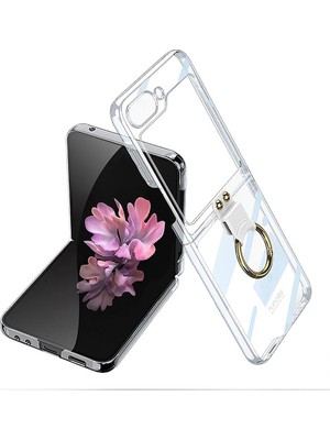 ZORE Galaxy Z Flip 6 Kılıf Zore Yüzüklü Kıpta KAPAK-ŞEFFAF-8680436805077-OTNV107521