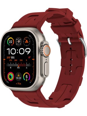 ZORE Watch Ultra 49MM Krd-92 Uyumlu Kordon - Koyu KIRMIZI-8680436728031-OTNV96921