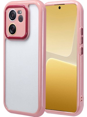 ZORE Xiaomi Mi 13T Kılıf Kamera Korumalı Renkli Kenar ve Çerçeve Tasarımlı Zore Vitamin KAPAK-MÜRDÜM-8680
