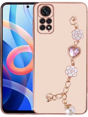ZORE Xiaomi Redmi Note 12 Pro 4g Kılıf El Tutamaçlı Kamera Korumalı Zore Taka Silikon KAPAK-PEMBE-8680436