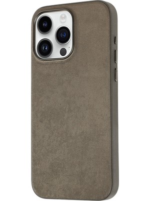 Apple iPhone 15 Pro Max Kılıf Zore Mikro Fiber Mimoza KAPAK-KAHVERENGI-8680436726402-OTNV93852