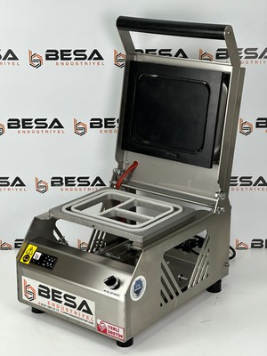 Üç Bölmeli Paslanmaz Tabak ve Kase Kapatma Makinesi