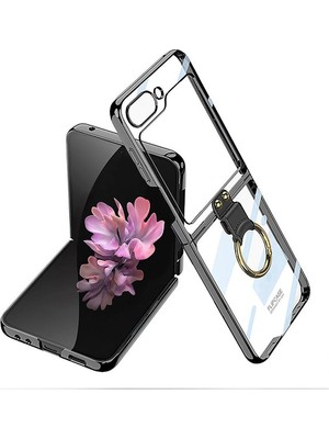 ZORE Galaxy Z Flip 6 Kılıf Zore Yüzüklü Kıpta KAPAK-SIYAH-8680436805060-OTNV107522
