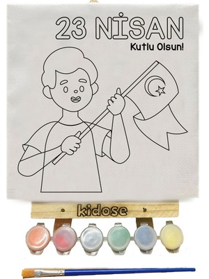 23 Nisan Tablo Boyama Etkinliği - 23 Nisan Sınıf Etkinliği - 23 Nisan Çocuk Bayramı Toplu Etkinlik