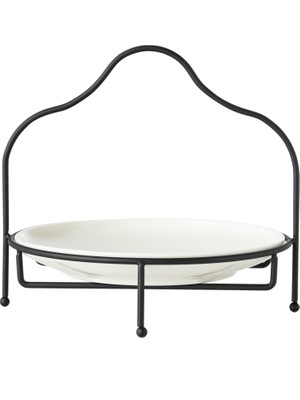 Gurme Standlı Sunum 22CM - Siyah