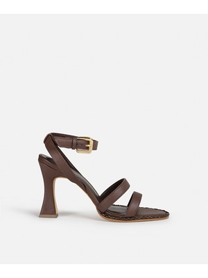 Bantlı Topuklu Ayakkabı IS1250031008074