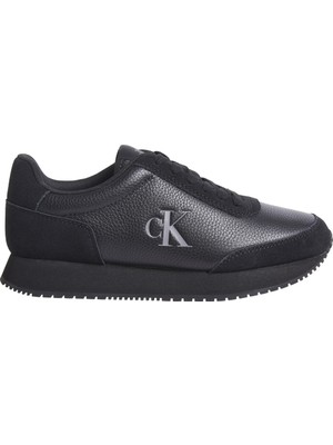 Calvin Klein Runner Laceup Low Mıx Mg Siyah Kadın Sneaker