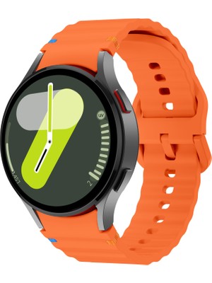 Nextron Samsung Galaxy Watch 4/5/6/7/fe/40/44/classic/42/43/46/47 Uyumlu Yüksek Kaliteli Spor Silikon Kordon