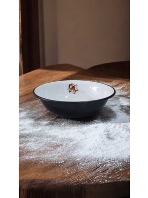 Emaye Evim 32 cm Emaye Çinko Hamur Leğeni