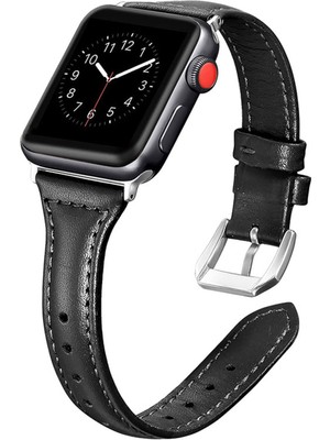 ZORE ​​​watch 42MM Uyumlu Krd-28 Deri Kordon - BEYAZ-8682314075978-OTNV46366