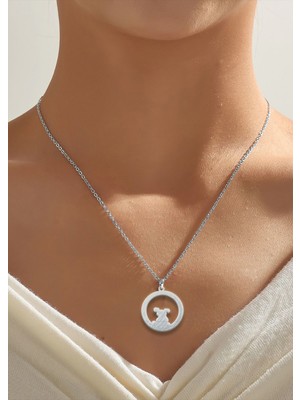 TabiTela 925 Ayar gümüş kolye köpek SM478