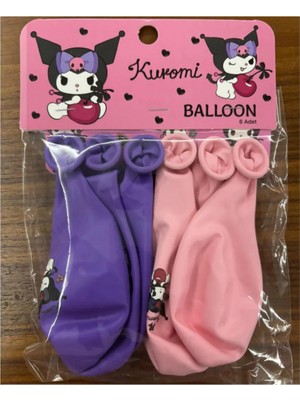 Kuromı 6'lı Balon Seti Lisanslı