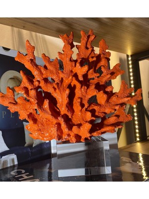 Kristal Kaideli Mercan Obje