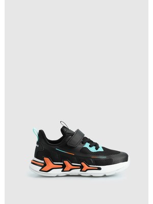 Siyah-Turuncu Erkek Çocuk Sneaker