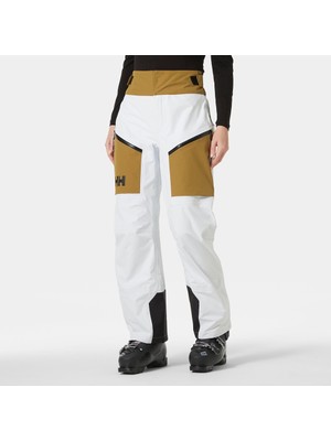 Helly Hansen Sogn Kadın Pantolon Beyaz Renkli Yüksek Bel ile Kayak İçin Destekleyici Özellik