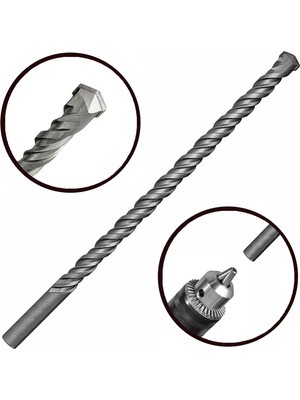 Alet Çantam Uzun Boy Elmas Matkap Ucu 16X400 (40CM Boy) Beton Duvar Delici