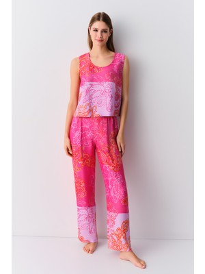 Suwen Tanya Atlet Pantolon Pijama Takımı