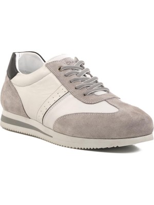 Ayakmod 5Y1543-7811 M Gri-Beyaz Deri Erkek Günlük Ayakkabı