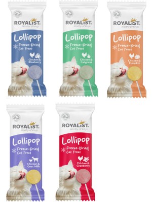 Royalist "Kedi Lolipopu 5'Li Set