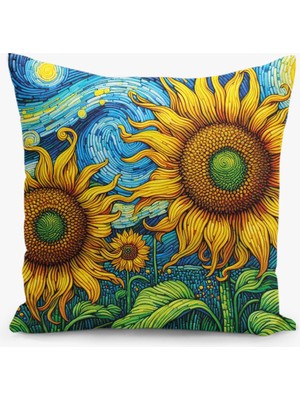 Filamente Modern Desen Çift Taraflı Dijital Baskı Kırlent Kılıfı (Modern Cushion Cover)