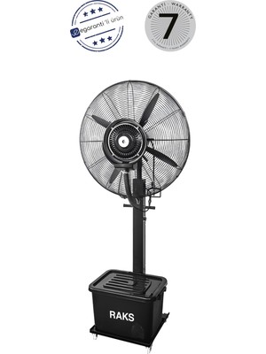 Raks SFR30 Mıst 260W Sanayi Tipi Sulu Ayaklı Vantilatör