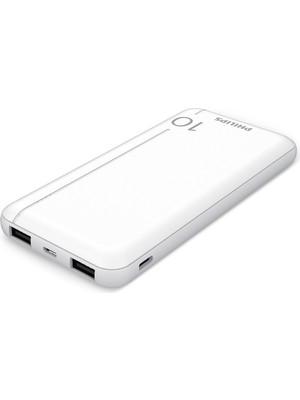 Philips DLP2810CW/00 10.000 Mah Powerbank 2xusb-A, 1xusb-C, Beyaz