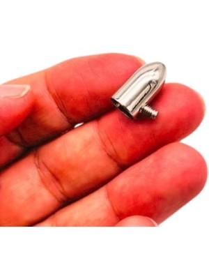 Angel Çanta Aksesuar Gümüş Renk Büzgü Ucu 2 Adet