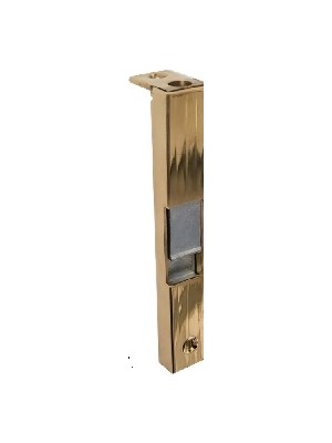Pirinç Gömme Sürgü 10 cm Sarı