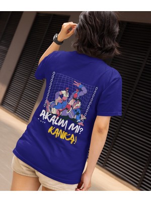 Terzili Giyin Unisex Grafik Anime Akalım Mı Kanka Baskılı Tshirt