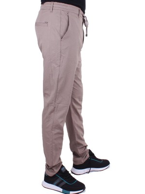 Twister Crespo 794 Vizon Normal Bel Dar Paça Erkek Kanvas Pantolon