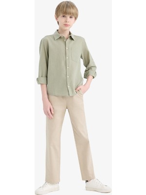 DeFacto Erkek Çocuk Standart Paça Gabardin Pantolon D7679A825SP