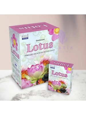 Lotus Kokulu Geri Akış Cones Tütsü