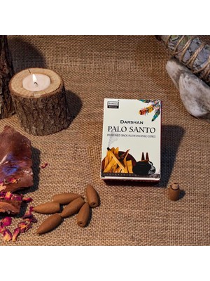 Palo Santo Kokulu Geri Akış Cones Tütsü
