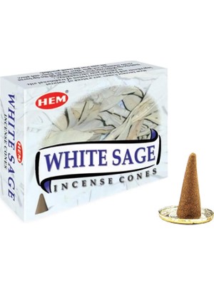 White Sage Cones Tütsü
