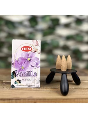 Vanilla Vanilya Back Flow Geri Akış Tütsü 10 Lu