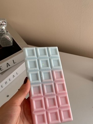 2 Adet Kare Çikolata Tablet Model Buhurdanlık Mumu