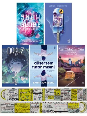 Snow Globe+Senden Önce Senden Sonra+Dokuz+Düşersem Tutar Mısın+Var Olduğun Gün 5 Kitap